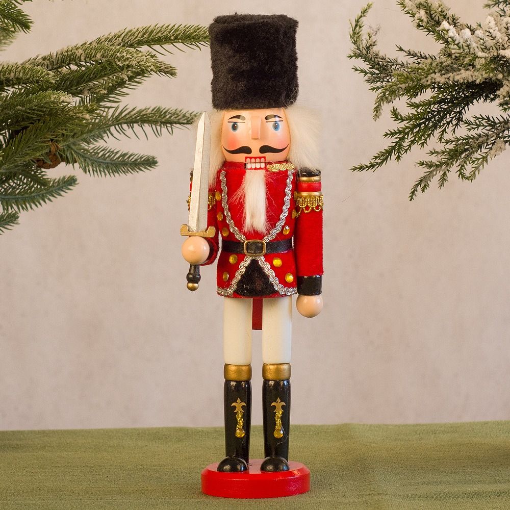 Nutcracker Figurine - Joyeux noël Vintage casse-noisette artisanat roi