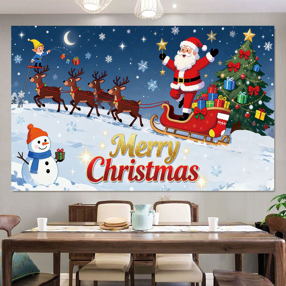 1 autocollant mural de Noël en - Snowflake Window Decal avis et prix