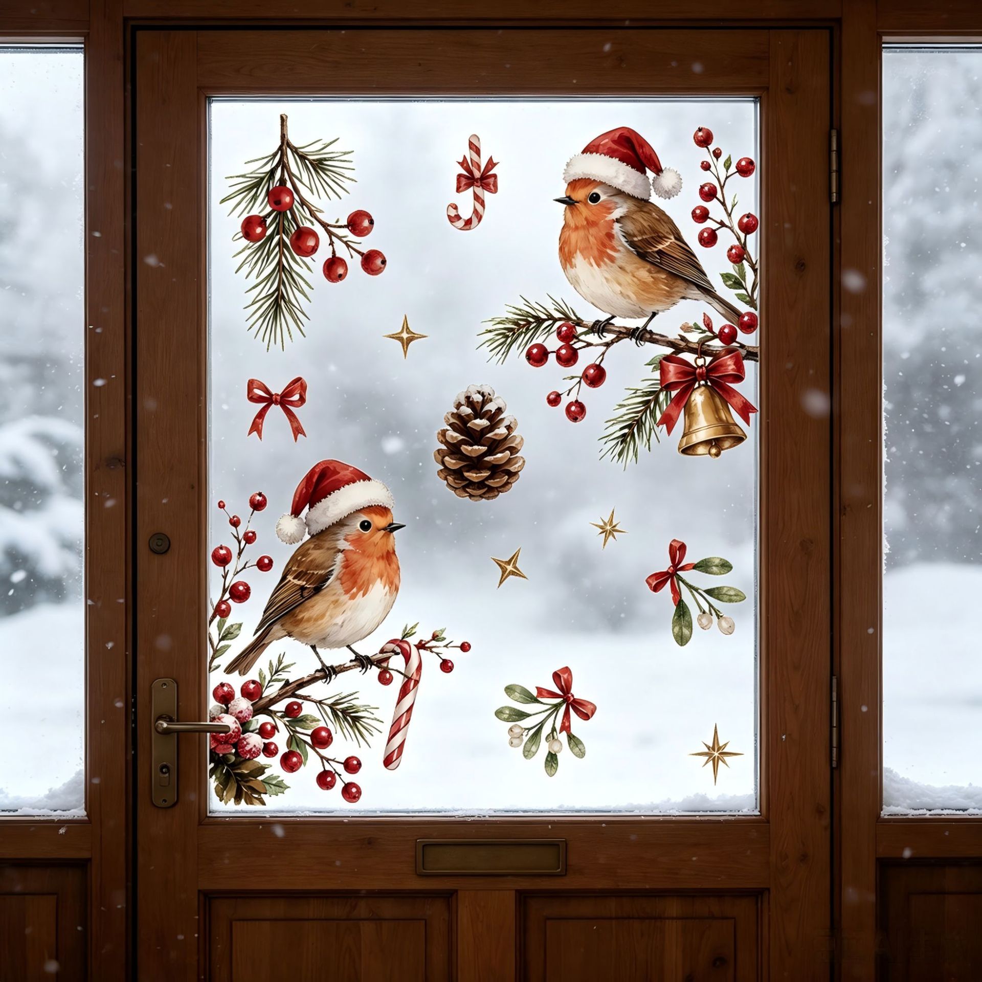 Autocollants de fenêtre de Noë - Snowflake Window Decal avis et prix