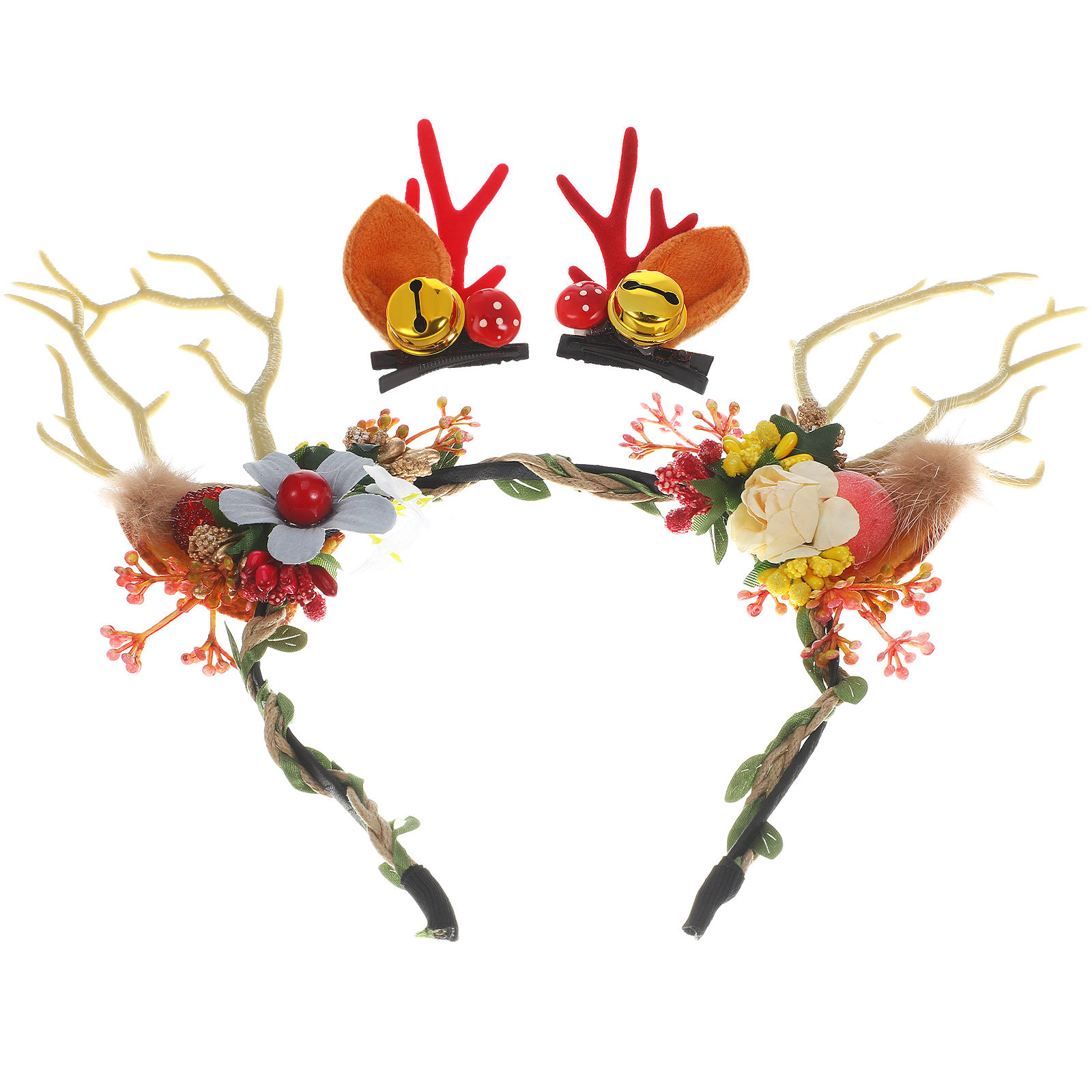 1 ensemble de serre-tête en bo - Reindeer Antlers Headband avis et prix