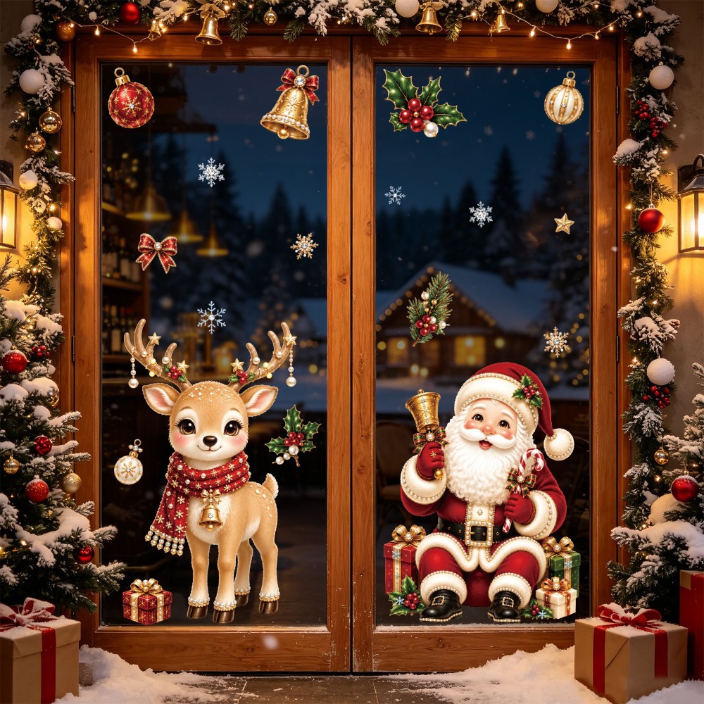 Nouveaux Autocollants de Noël  - Snowflake Window Decal avis et prix