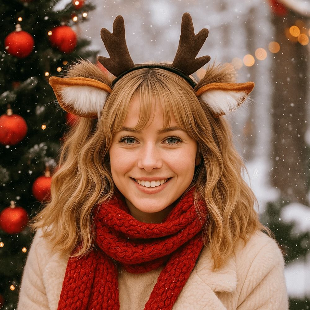 Bandeau unisexe en bois de cer - Reindeer Antlers Headband avis et prix