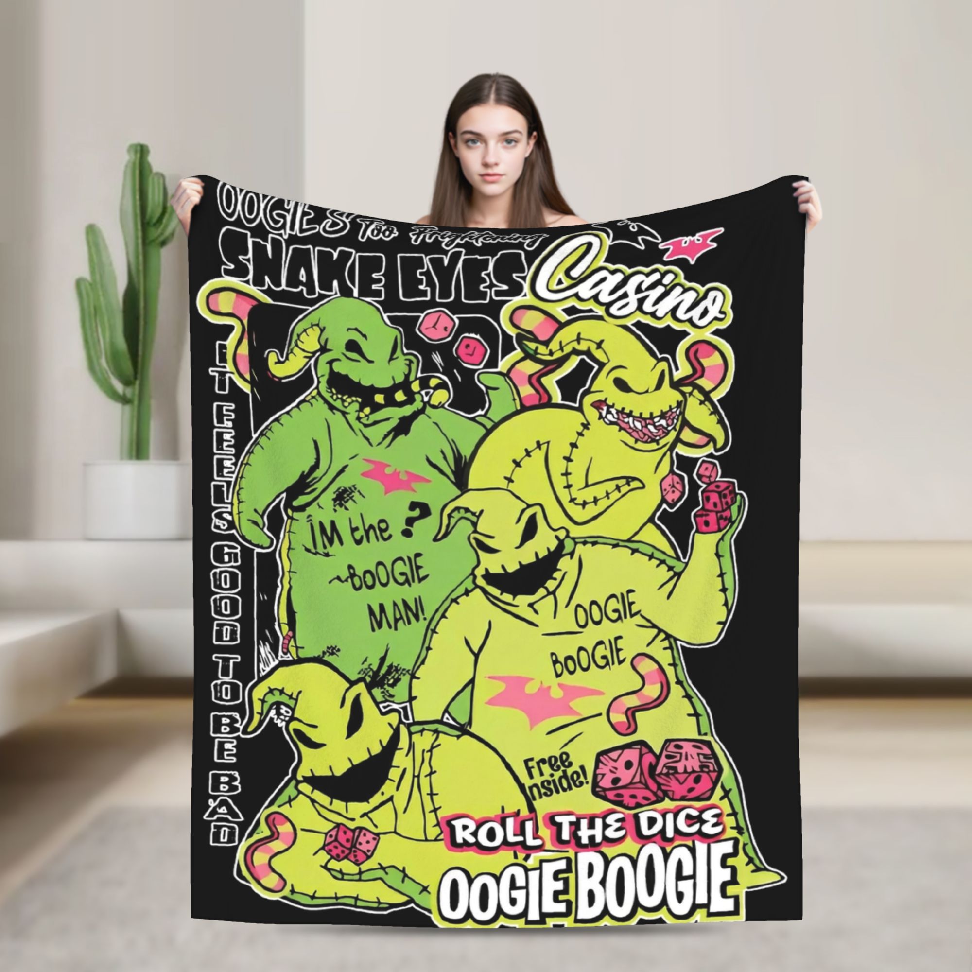 Couverture Oogie Boogie de Nig - Christmas Throw Blanket avis et prix