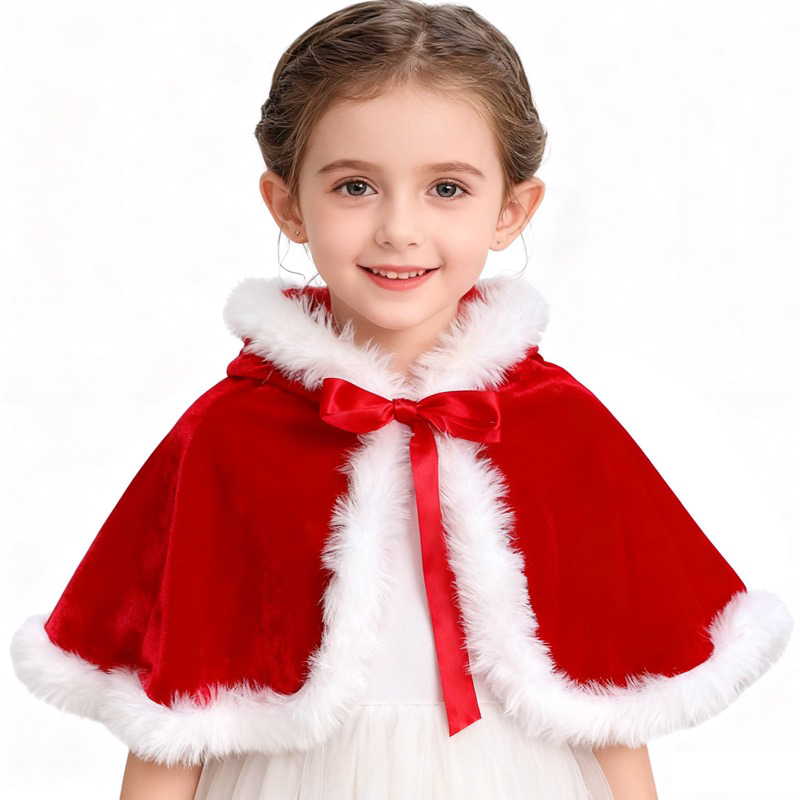 Cape à capuche de noël, châle  - Elf Costume Christmas avis et prix