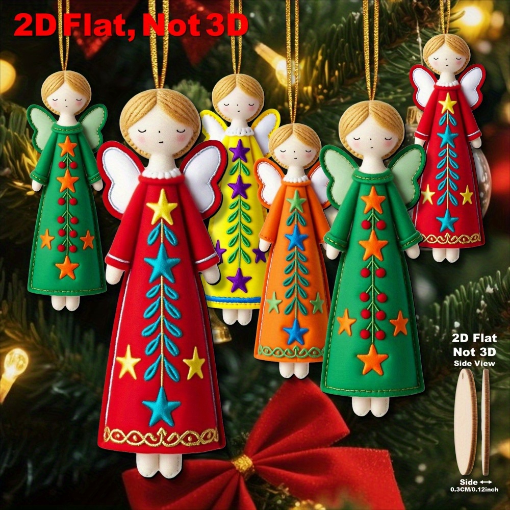 16 décorations d'ange colorées - Star Tree Topper avis et prix