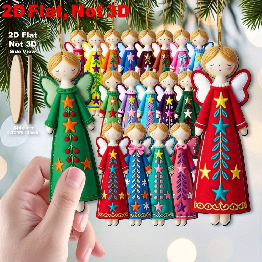 16 décorations d'ange colorées - Star Tree Topper avis et prix