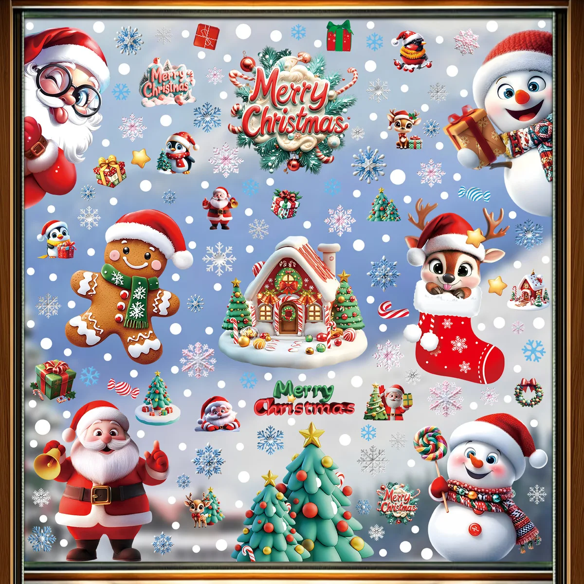 Autocollants de fenêtre statiq - Snowflake Window Decal avis et prix