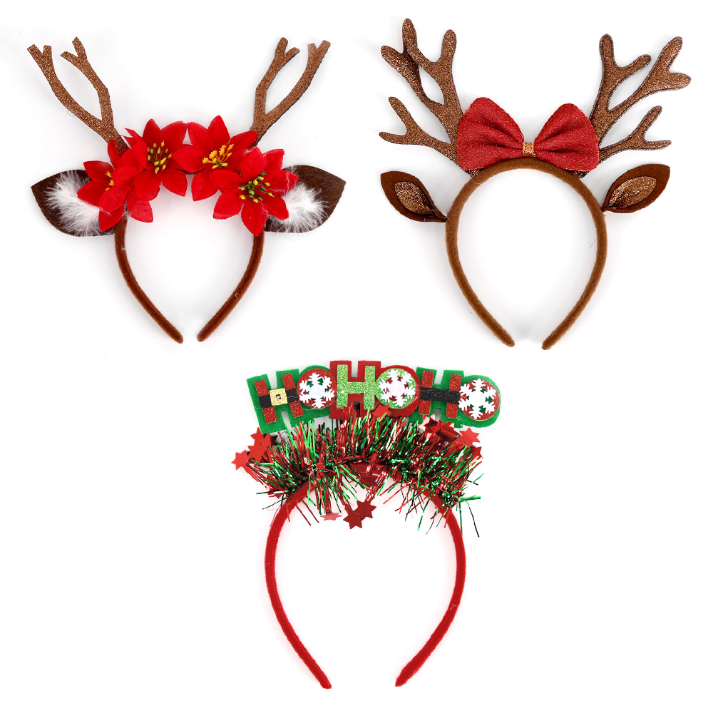 Joyeux noël bandeau bois de re - Reindeer Antlers Headband avis et prix